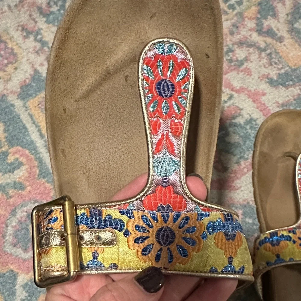 Prada Floral Multicolor Sandals - Picture 2 of 3